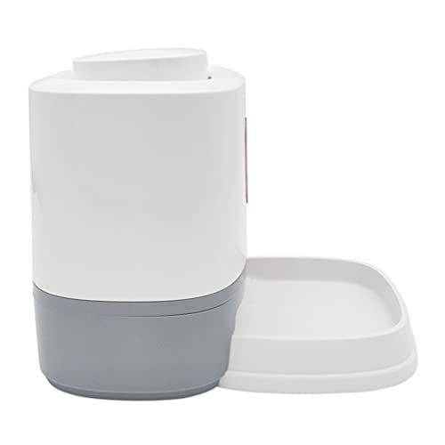 STOBOK Comedero Automático para Mascotas Dispensador Automático de Alimentos para Perros Juego de Cuencos Dispensadores de Alimentos Contenedor Pedal Máquina de Alimentación para Perros