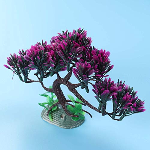 TEHAUX Plantas subacuáticas artificiales decorativas para acuario, paisaje, pecera, decoración