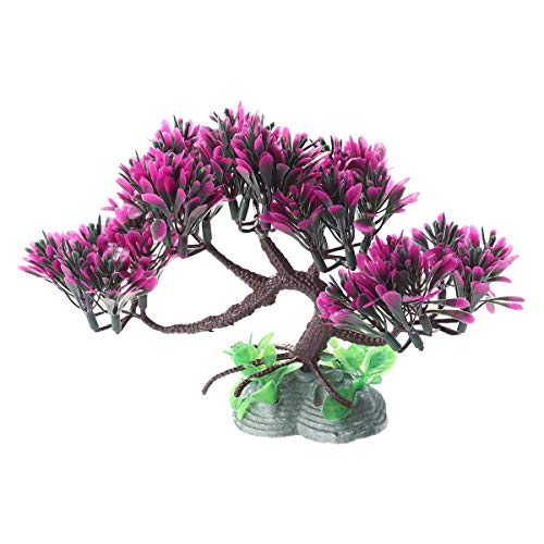 TEHAUX Plantas subacuáticas artificiales decorativas para acuario, paisaje, pecera, decoración