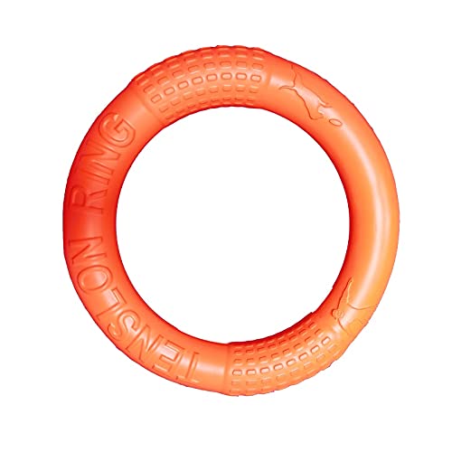 Tekaopuer EVA Bounce - Anillo flotante de goma para pelotas de tenis (18 cm, naranja)