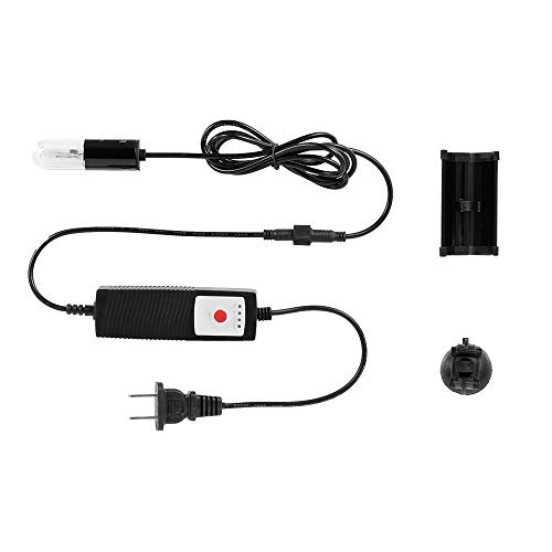 WANGYAN1886-Aquarium Light 5W Acuario Sumergible Luz UV Us Plug Lámpara Germicida Agua Limpiar Alga Verde Bacterias Transparente Impermeable UV Lámpara Luces del Tanque de Peces (Color : US Plug)
