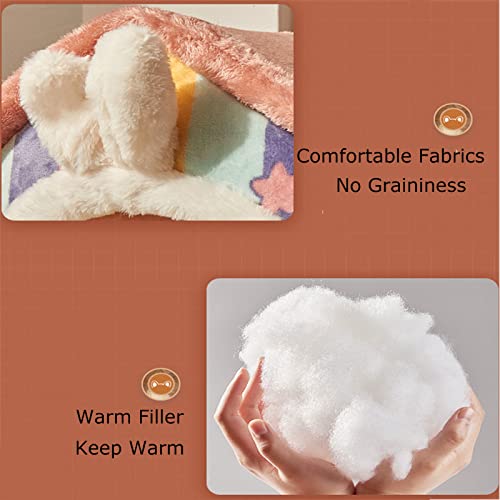 YHWD Gran Espacio Casitas para Perros PequeñOs, Totalmente ExtraíBle Y Lavable Casetas para Perros Interior, Casetas para Perros Exterior,Carrot,S