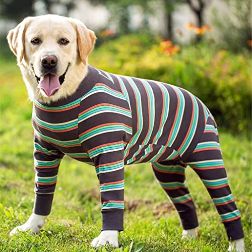 Yousiju Ropa Grande Grande for Perros Pijama Jumpsuit Sleepwearwear Overly French Bulldog Golden Retriever Labrador Perro Ropa de Disfraces (Color : A, Size : 38 Code)