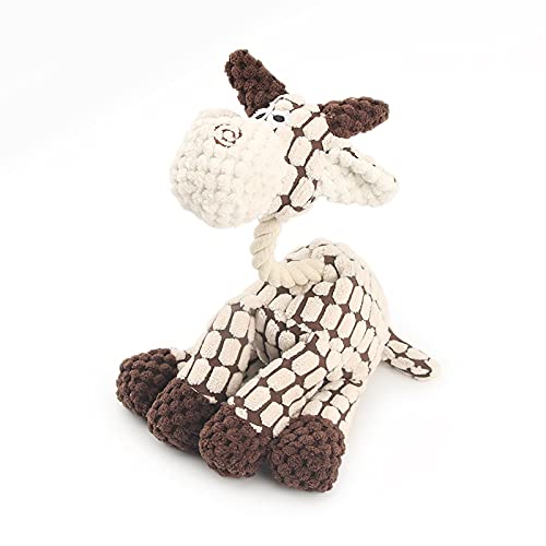ZHHOOHAG Juguetes de mascicio para Perros Pequeño Perro Juguete Lindo Dibujos Animados Burro Cachorro Gato Mascota Juguete mordida Resistente al Juguete de Sonido Juguete de Perro (Color : Gray)