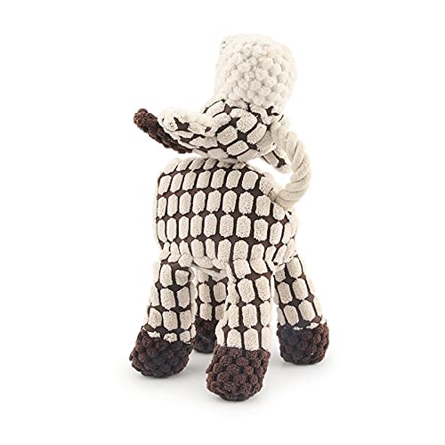 ZHHOOHAG Juguetes de mascicio para Perros Pequeño Perro Juguete Lindo Dibujos Animados Burro Cachorro Gato Mascota Juguete mordida Resistente al Juguete de Sonido Juguete de Perro (Color : Gray)