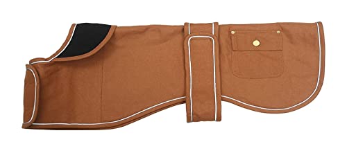 ZSYXM para Ropa Chaleco for Perros de algodón al Aire Libre de la Ropa del Deporte del Animal doméstico a Prueba de Viento, Ropa de Perro de Galgos, Chaleco Reflectante for Perros con Seguridad